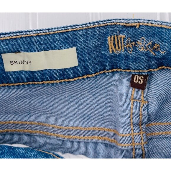 Kut From The Kloth Womens Skinny Jeans Size 0S Light Wash - Picture 2 of 7